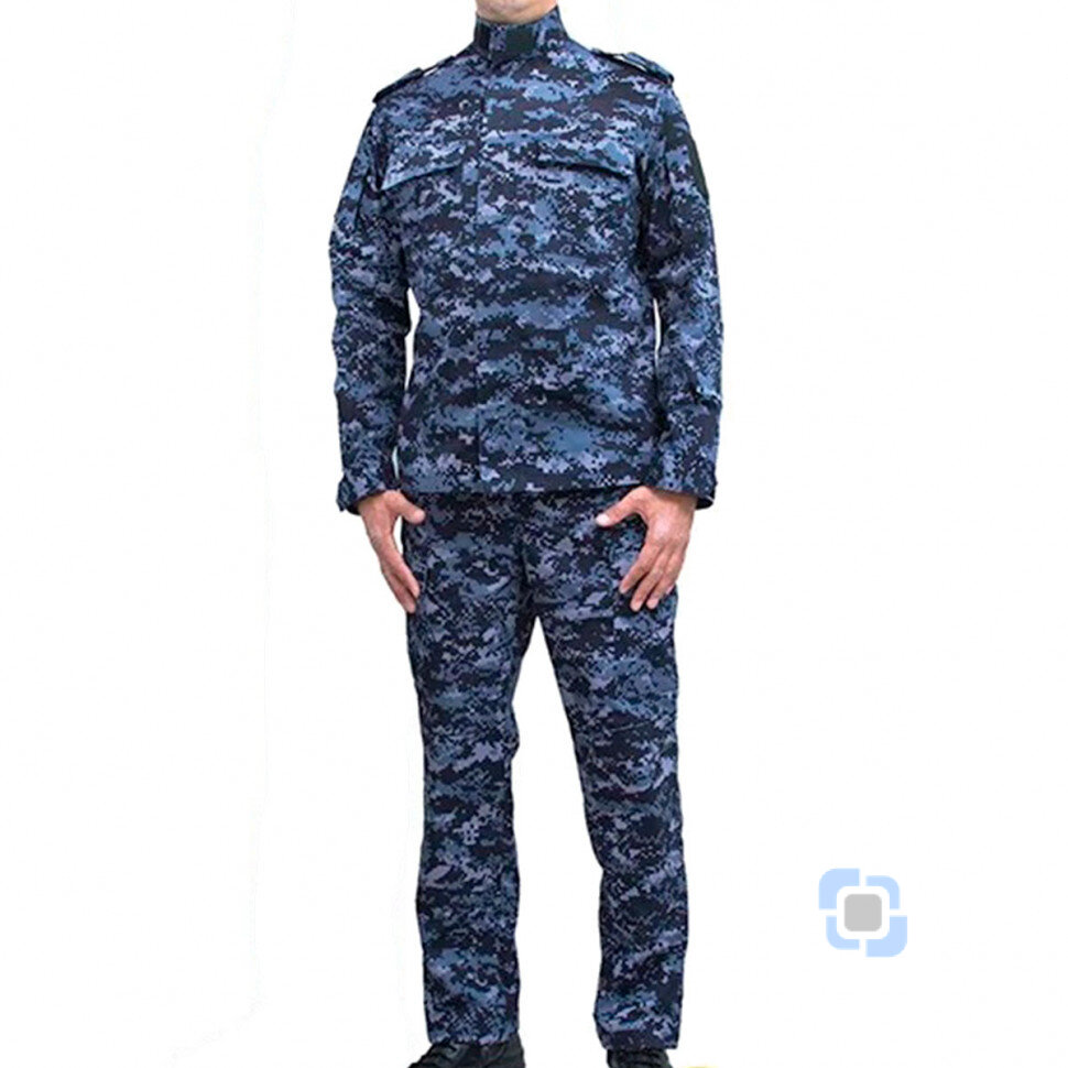 Полевой костюм РосГвардии (расцветка "Синяя точка", уставная ткань спец-пич(только ОПТ от 20 ед.))