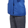 Куртка зимняя женская Снежана (тк.Дюспо), васильковый/т.серый