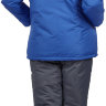 Куртка зимняя женская Снежана (тк.Дюспо), васильковый/т.серый
