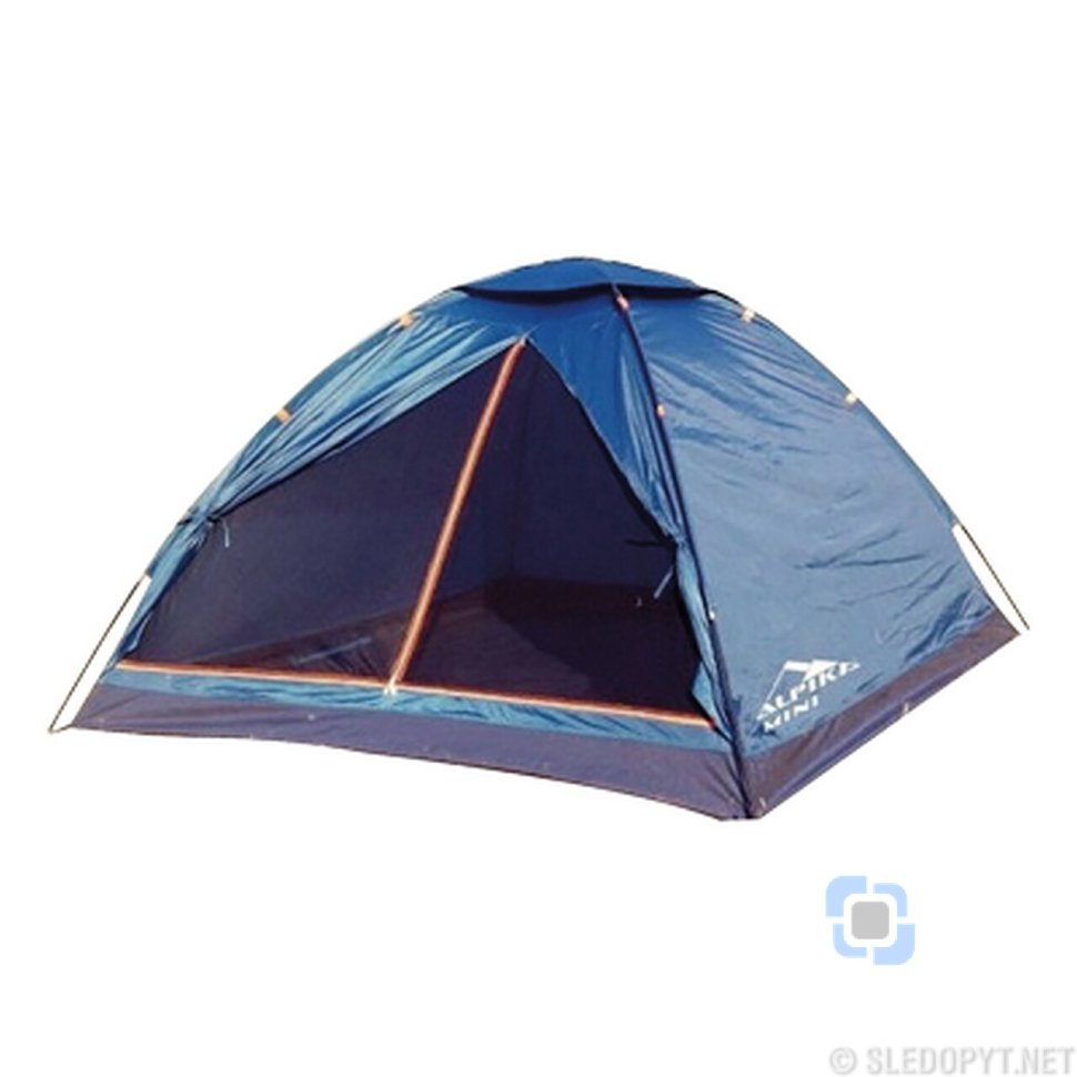 Палатка туристическая ALPIKA Mini-2, 2-х местная, 205х150х105 см, Polyestr PU 2000/6/