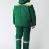 Куртка зимняя Экспертный-Люкс NEW (Смесовая, 210), зеленый/лимонный