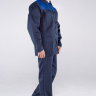 Костюм Стандарт (тк.Смесовая,210) брюки, т.синий/васильковый