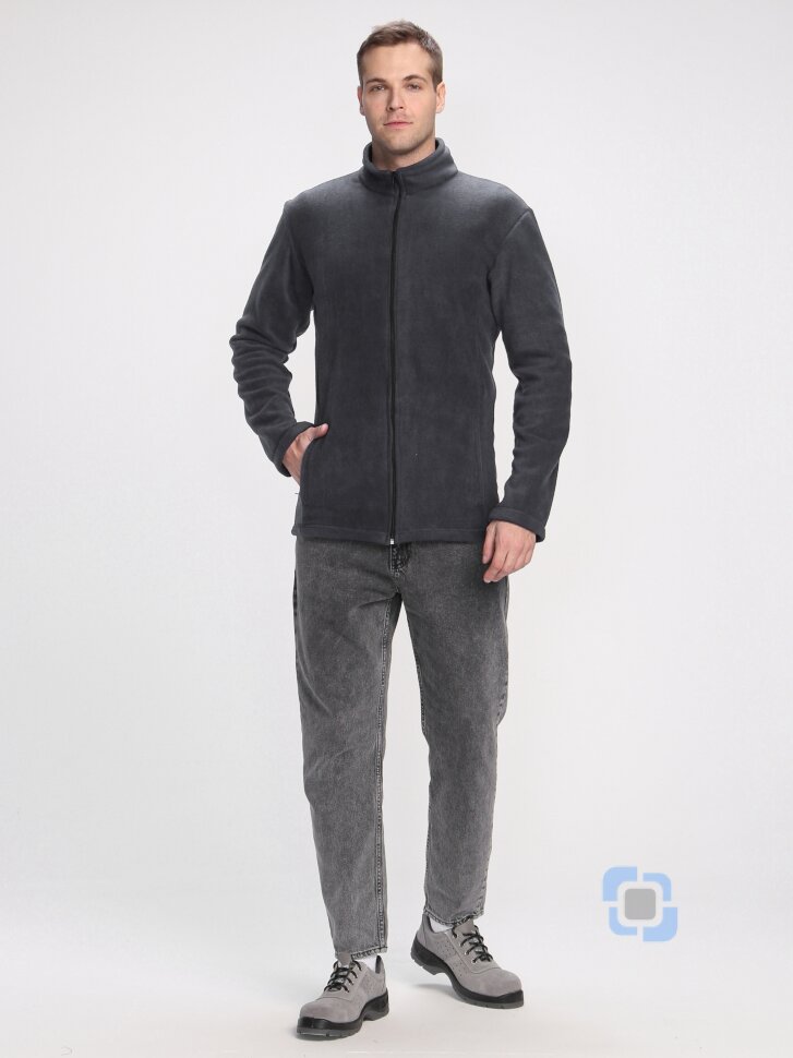 Куртка мужская Тайфун (тк.Флис, 280), серый