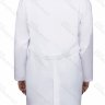 Халат мужской №502 (тк.ТиСи) DoctorBIG, белый/серый (0/34)