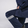 Костюм Стандарт СОП усиленный (тк.Смесовая,210) брюки, т.синий/васильковый